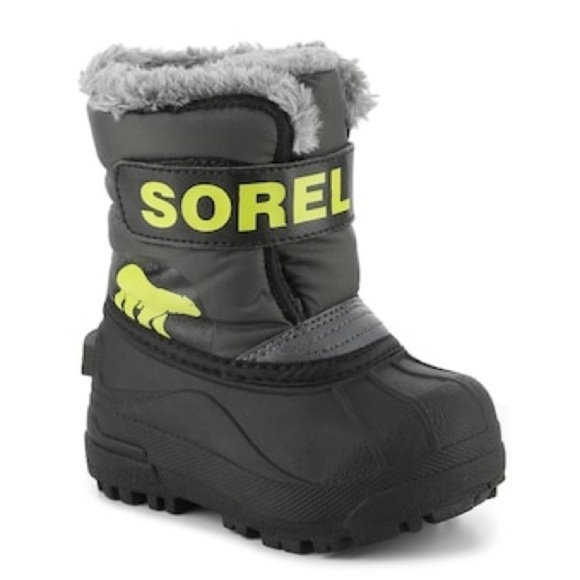Sorel Snow Commander Kids Toddler Snow Boots Size 4 - Picture 1 of 5